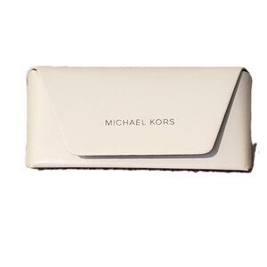 New Michael Kors Sunglass Case, White